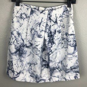 FRNCH Printed Pleat Mini Skirt - size S